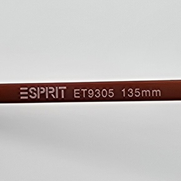 *SOLD* Esprit ET9305 col. 538 Matte Black on Orange Kids Eyeglasses Frame - Picture 9 of 14